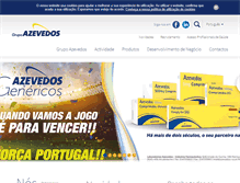 Tablet Screenshot of grupoazevedos.com